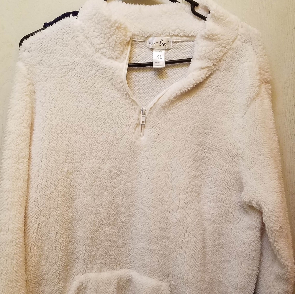 Gently used  one or two wears, Cream color 100% po